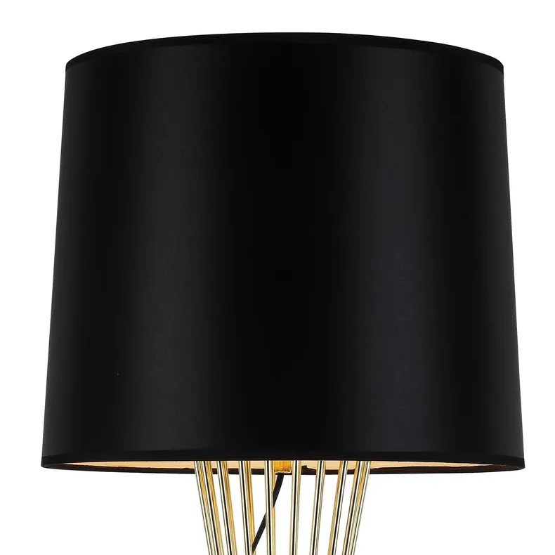 BRW Настільна лампа 85см чорно-золота FILO TABLE classic 5904323448912 фото №2