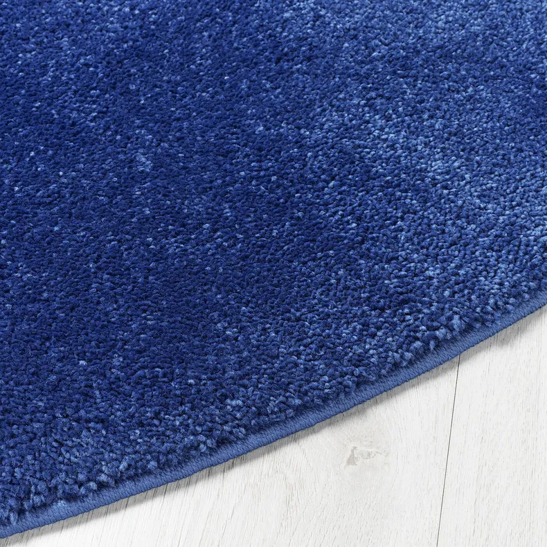 IKEA STOENSE СТОЕНСЕ, килим, короткий ворс, синій, 195 см 705.623.65 фото №3