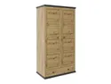 BRW Двухдверный шкаф Benton 104 см с выдвижным ящиком дуб артизан, дуб ремесленный/делиос SZF2D1S-DASN/DEL фото thumb №1