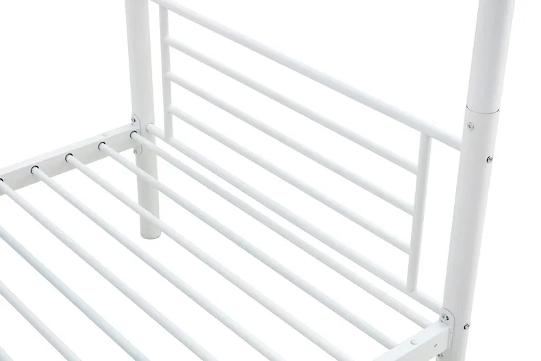 Двоярусне ліжко розкладається на 2 односпальні ліжка HALMAR BUNKY 90x200 см біле фото №7
