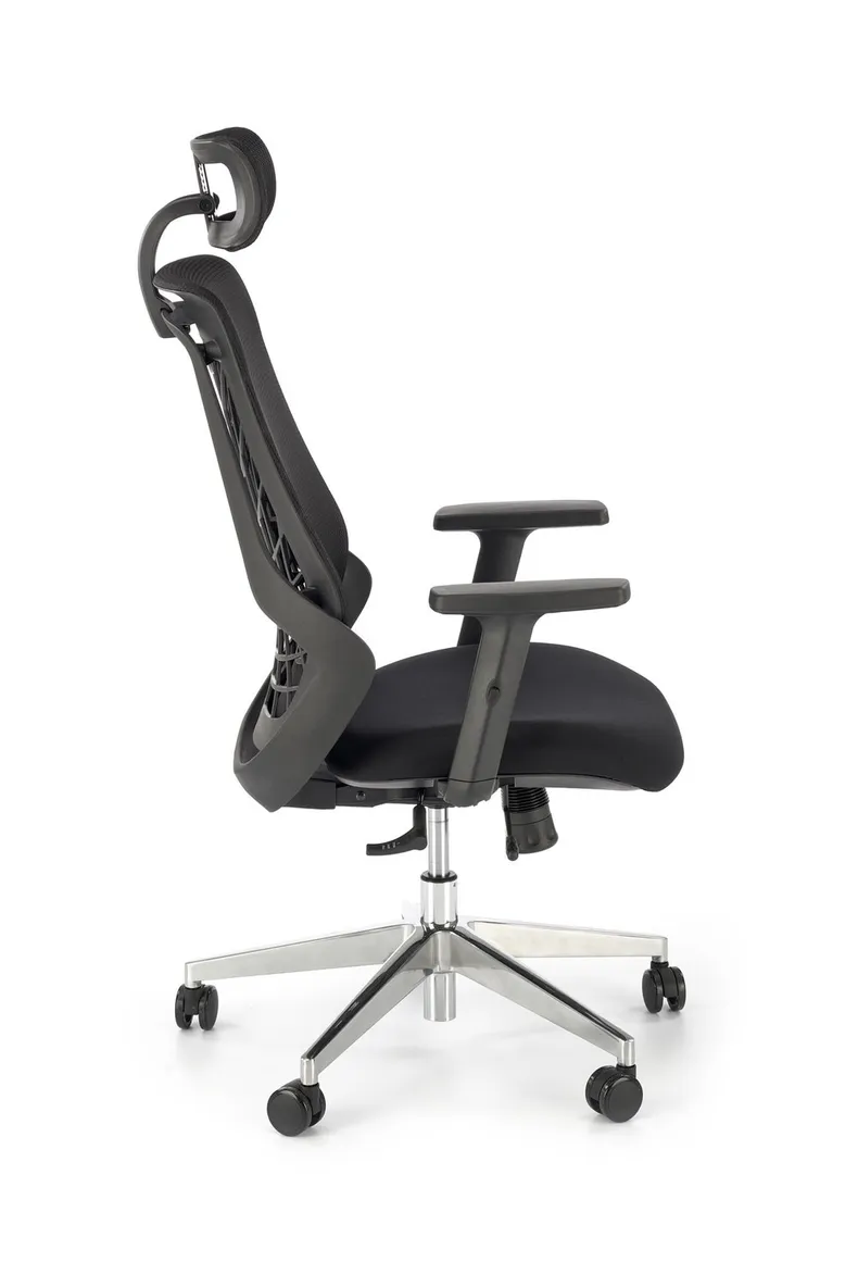 Крісло комп'ютерне офісне обертове HALMAR GERONIMO, чорний фото №5