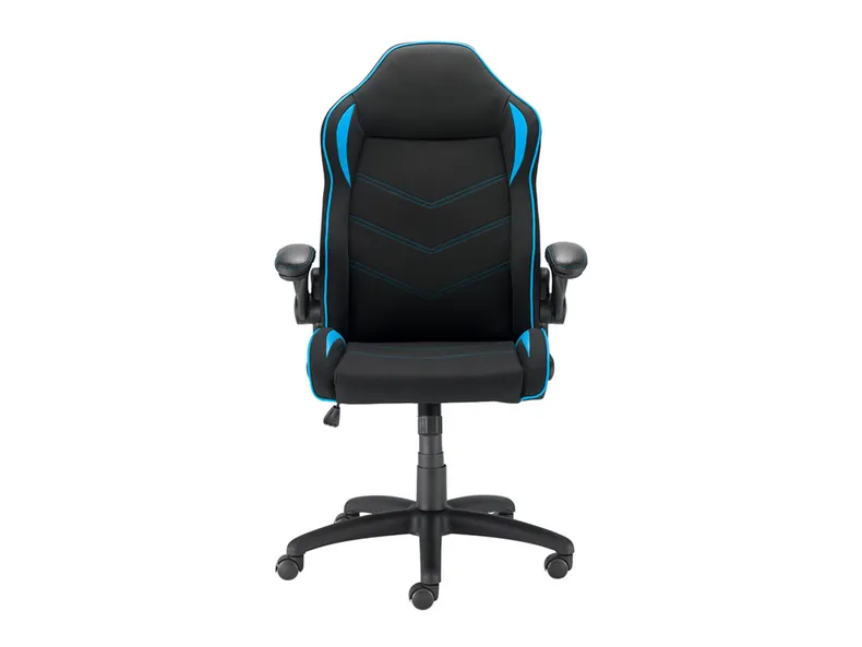 BRW Hacker, Игровое кресло черно-синего цвета, синий/черный OBR-HACKER-CZARNO_NIEBIESKI фото №2