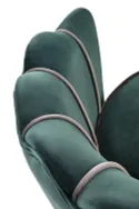 М'яке крісло HALMAR ANGELO темно-зелений/чорний фото thumb №7