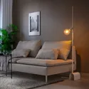 IKEA HÅRSLINGA ХОРСЛИНГА / LUNNOM ЛУННОМ, торшер с лампочкой, белое / прозрачное стекло 595.090.44 фото thumb №4
