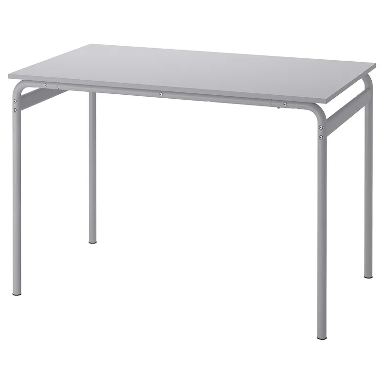 IKEA GRÅSALA ГРОСАЛА, стол, серый / серый, 110x67x75 см 994.840.27 фото №1