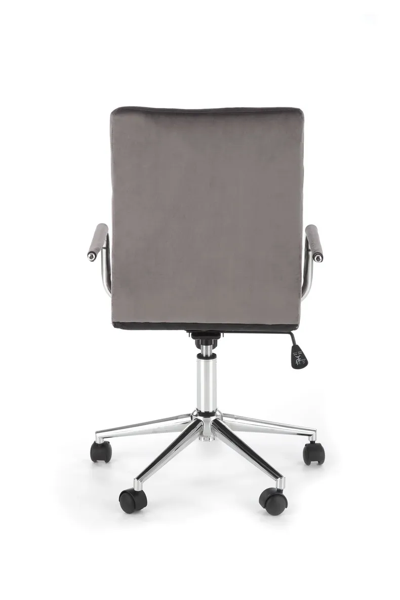 Кресло компьютерное офисное вращающееся HALMAR GONZO 4, серый бархат фото №9