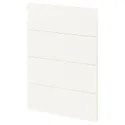IKEA METOD МЕТОД, 4 фасада для посудомоечной машины, Валлстена белая, 60 см 595.072.43 фото thumb №1