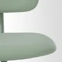 IKEA BLECKBERGET БЛЕКБЕРГЕТ, обертовий стілець, ІДЕКУЛЛА світло-зелений 505.223.42 фото thumb №7