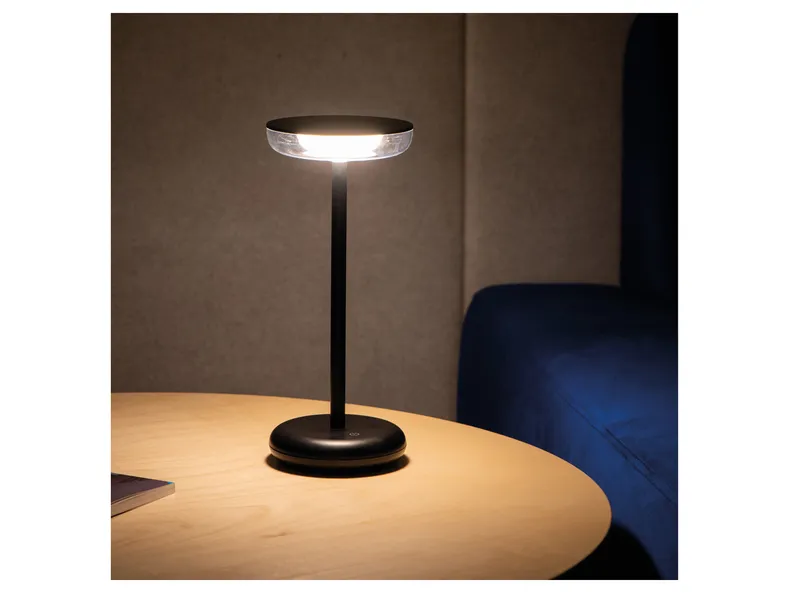 BRW Настільна світлодіодна лампа з диммером чорного кольору 092947 фото №3