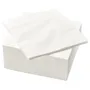 IKEA FANTASTISK ФАНТАСТІСК, паперова серветка, білий, 40x40 см 500.357.52 фото