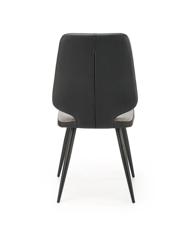 Кухонний стілець HALMAR K424 сірий/чорний (1шт=4шт) фото №5