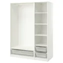 IKEA PAX ПАКС, гардероб, комбінація, білий, 150x58x201 см 293.856.72 фото thumb №1