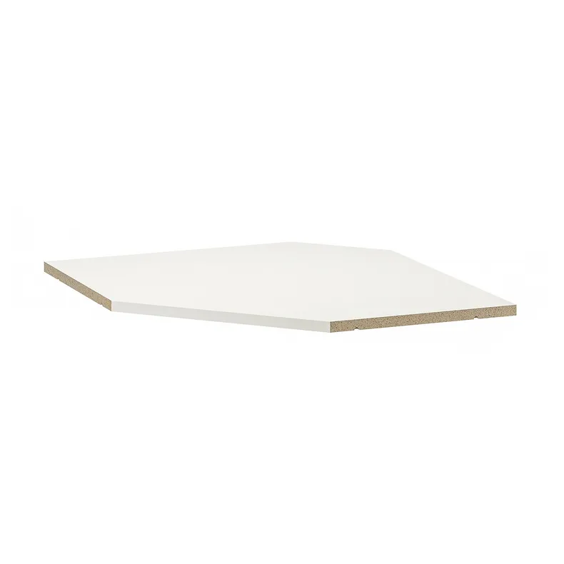IKEA UTRUSTA УТРУСТА, полиця для кутової навісної шафи, білий, 68 см 002.056.62 фото №1