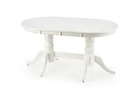 Обідній стіл розкладний HALMAR JOSEPH 150-190x90 см білий фото