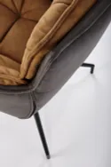 Кухонний стілець HALMAR K523 коричневий/темно-коричневий фото thumb №15
