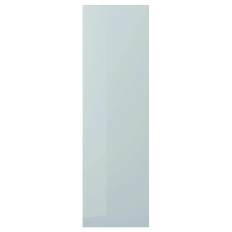 IKEA KALLARP КАЛЛАРП, дверцята, глянцевий світло-сіро-блакитний, 60x200 см 205.201.51 фото №1