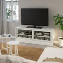 IKEA HAVSTA ХАВСТА, тумба під телевізор з цоколем, білий, 160x47x62 см 404.803.71 фото thumb №2