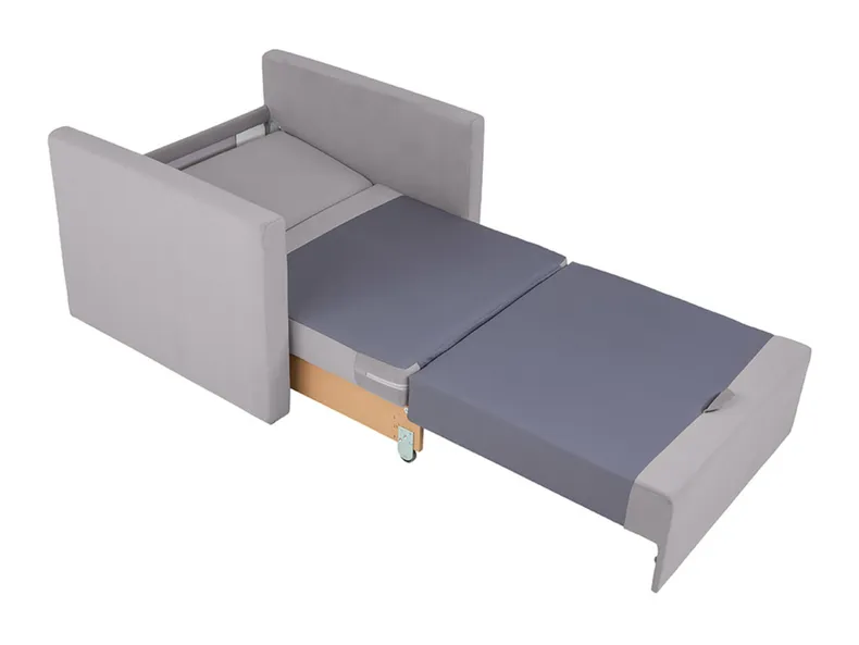 BRW Односпальный диван-кровать Bunio с ящиком для хранения, серый SO2-BUNIO-1FBK-G2-TRINITY_33 фото №4