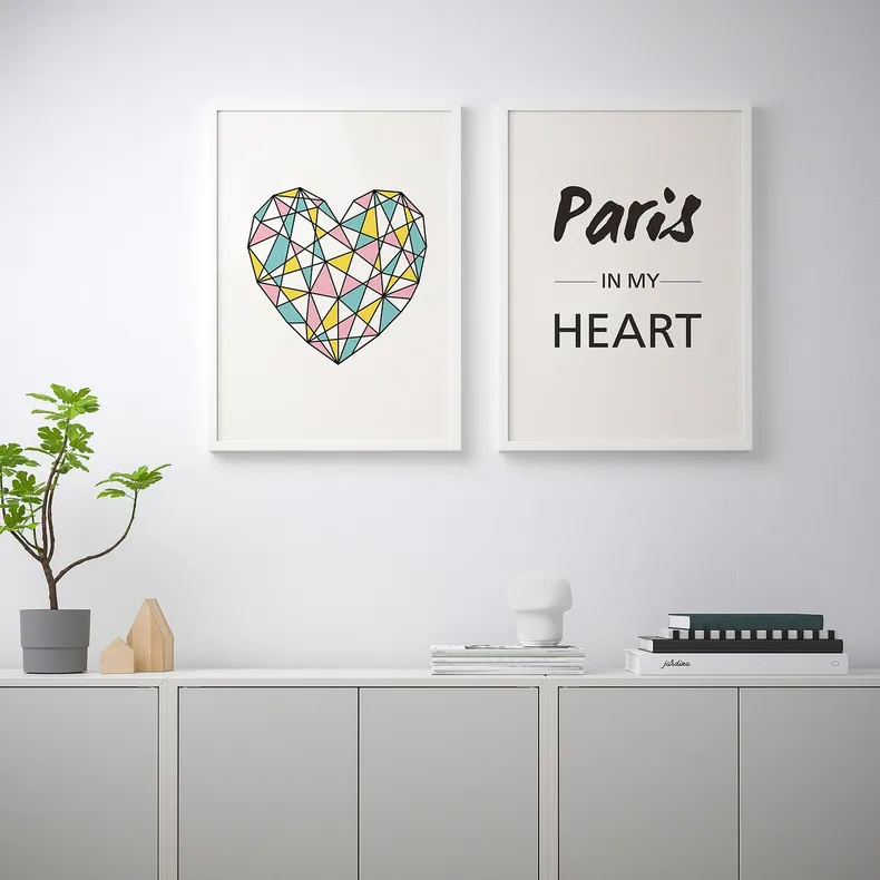 IKEA BILD БІЛЬД, постер, З любов'ю, Париж, 50x70 см 604.468.52 фото №3