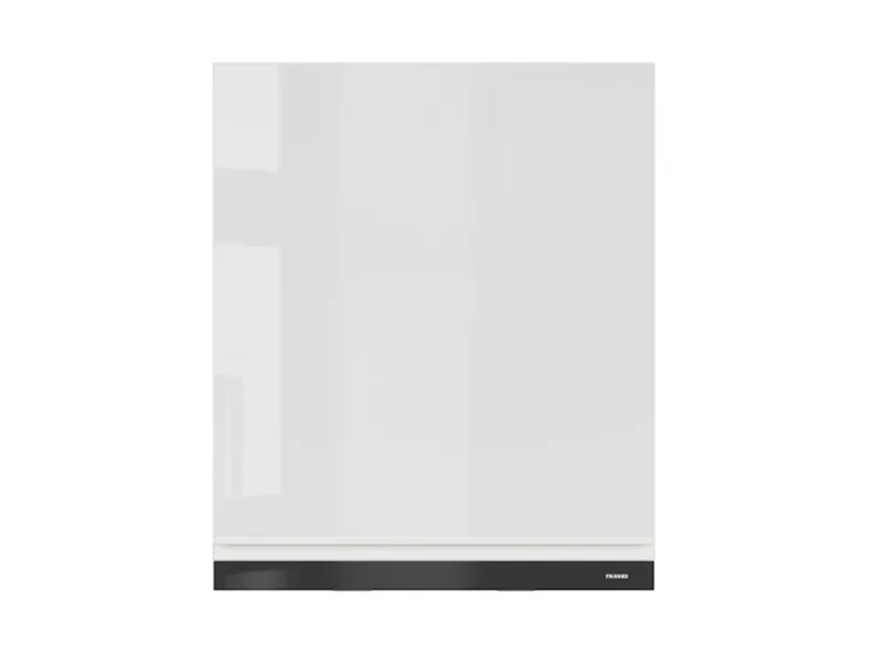 BRW Верхний кухонный шкаф Sole 60 см с вытяжкой правый белый глянец, альпийский белый/глянцевый белый FH_GOO_60/68_P_FL_BRW-BAL/BIP/CA фото №1