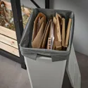 IKEA AJÖSS АЙЄСС, пакет для сміття, темно-сірий, 56x67 см/35 л 604.393.66 фото thumb №3
