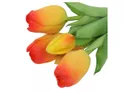 BRW Букет тюльпанов 28 см 5 шт прорезиненные желто-красные 090933 фото thumb №2