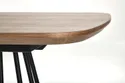 Обеденный стол HALMAR EVERTON 180-200x100 см, орех / черный фото thumb №17