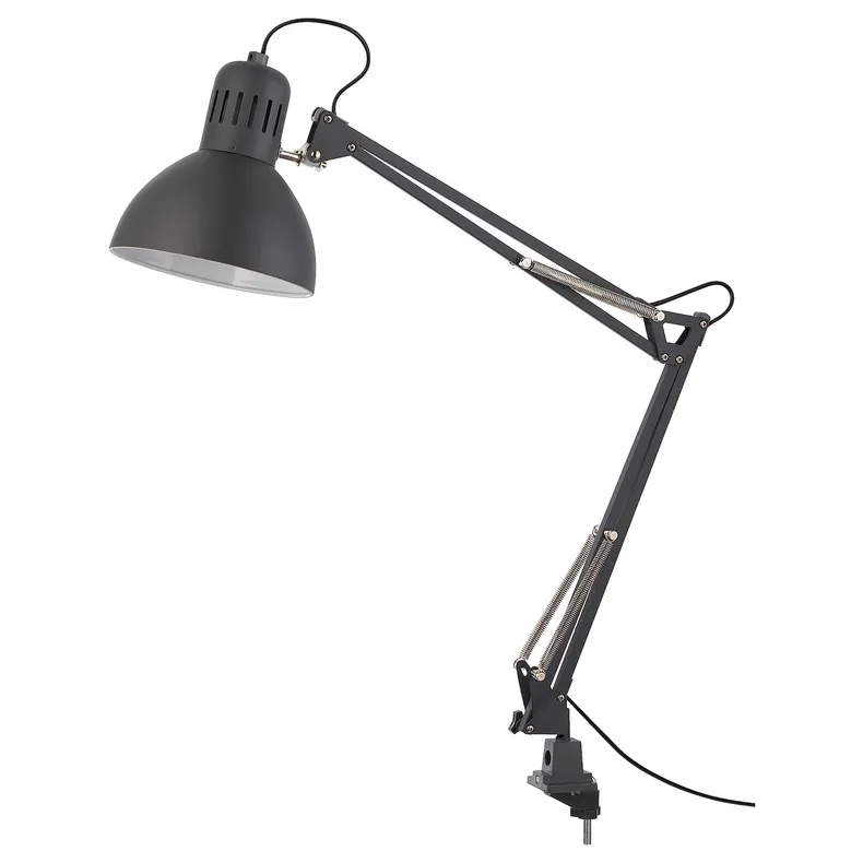 IKEA TERTIAL ТЕРЦІАЛ, робоча лампа, темно-сірий 503.553.95 фото №1