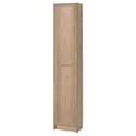 IKEA BILLY БІЛЛІ / OXBERG ОКСБЕРГ, книжкова шафа з дверцятами, імітувати. дуб, 40x30x202 см 295.631.36 фото thumb №1