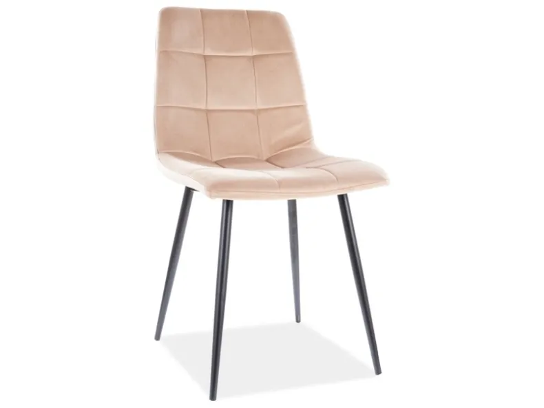 Кухонный стул SIGNAL MILA Velvet, Bluvel 48 - коричневый фото №20