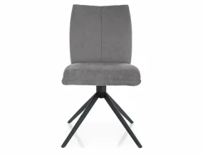 Кухонний стілець SIGNAL Coco I Vardo,  тканина: сірий фото