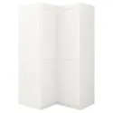 IKEA PAX ПАКС / GRIMO ГРІМО, кутовий гардероб, білий/білий, 110/110x201 см 992.185.09 фото thumb №2