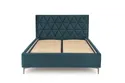 Узголів'я ліжка HALMAR MODULO W5 160 см темно-зеленого кольору. Моноліт 37 фото thumb №3