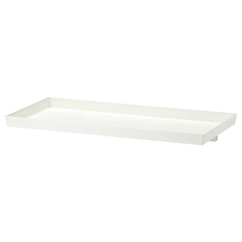 IKEA MITTZON МИТТЗОН, полка для каркаса с колесиками, белый, 80x4 см 005.286.38 фото №1