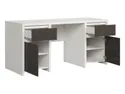 BRW Письменный стол BRW KASPIAN 160х65 см, белый/венге BIU2D2S/160-BI/WE фото thumb №3