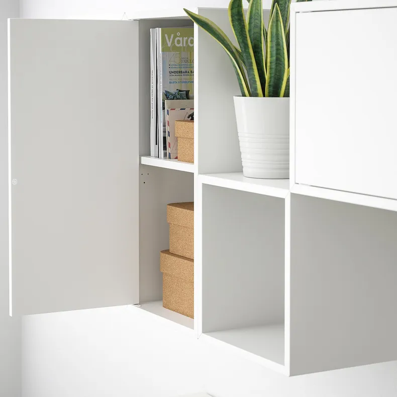 IKEA EKET ЭКЕТ, комбинация настенных шкафов, белый, 175x35x70 см 692.846.47 фото №3