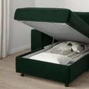 IKEA VIMLE ВИМЛЕ, 4-местный диван с козеткой, с широкими подлокотниками/Djuparp темно-зеленый 994.326.89 фото thumb №3