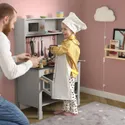 IKEA SILLTRUT, дитяча ігрова кухня, сірий, 68x40x100 см 205.444.92 фото thumb №3