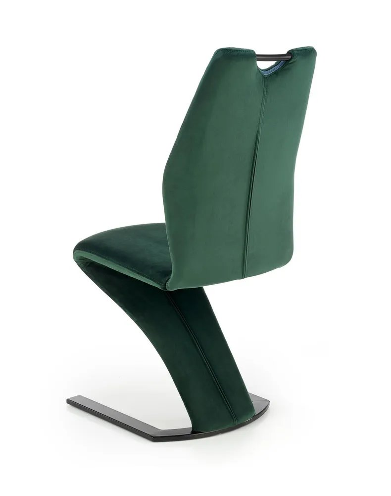Кухонний стілець HALMAR K442 темно-зелений фото №4