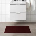 IKEA SÖDERSJÖN СЕДЕРШЕН, килимок для ванної кімнати, насичений червоний, 50x80 см 005.612.51 фото thumb №4
