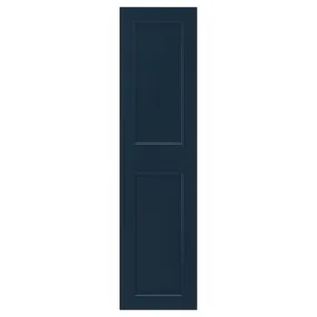 IKEA GRIMO ГРІМО, дверцята, темно-синій, 50x195 см 504.806.48 фото