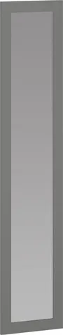 Модульна гардеробна система HALMAR FLEX - фасад f3 50 см з дзеркалом темно-сірий фото