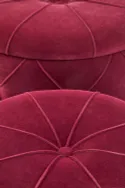 Комплект із 2 пуфів HALMAR POLLY Velvet, бордовий фото thumb №6