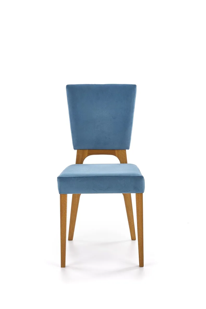 Кухонный стул HALMAR WENANTY дуб медовый/синий фото №6