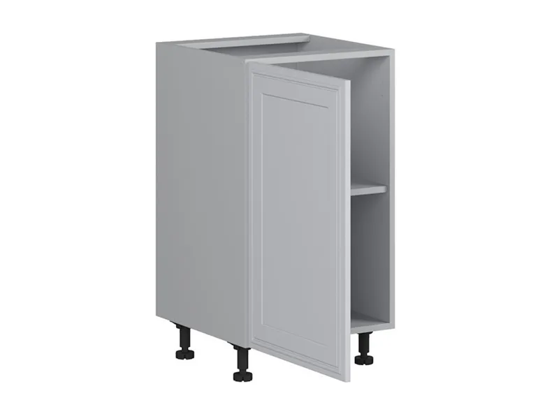 BRW Нижний кухонный шкаф Верди 45 см левый светло-серый матовый, греноловый серый/светло-серый матовый FL_D_45/82_L-SZG/JSZM фото №3