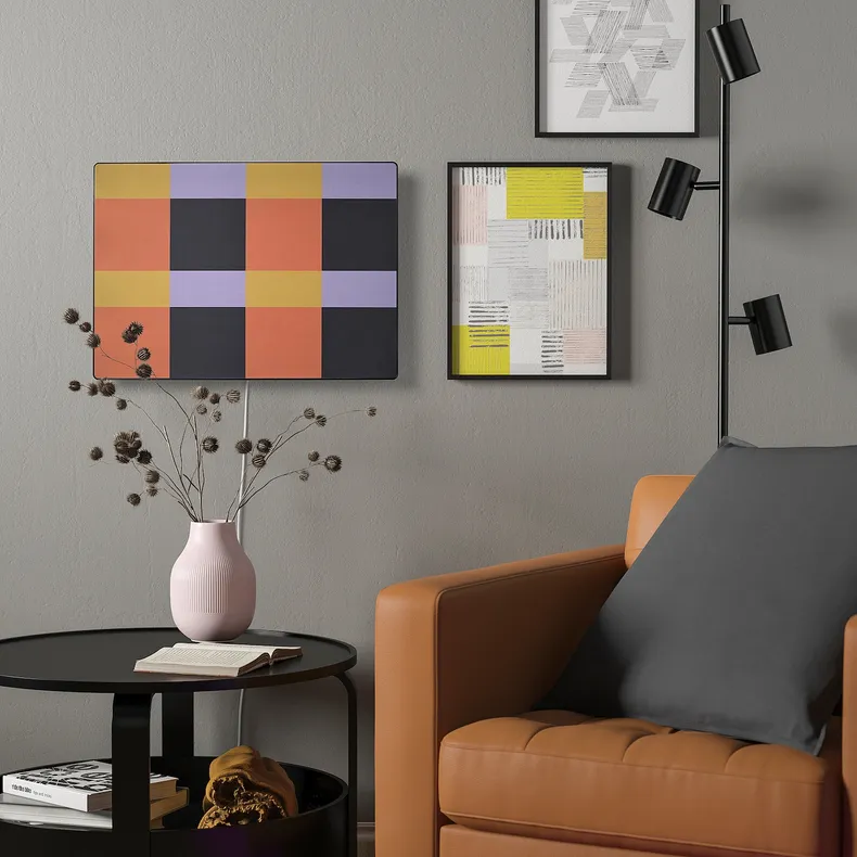 IKEA SYMFONISK СИМФОНІСК, панель для рамки-динаміка, кольоровий чек 605.847.54 фото №4