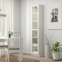 IKEA BILLY БІЛЛІ / OXBERG ОКСБЕРГ, книжкова шафа зі скляними дверцятам, білий/скло, 40x30x202 см 392.873.98 фото thumb №2