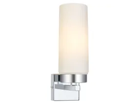 BRW Настенный светильник Stella из металла и стекла белого и серебряного цвета 034444 фото