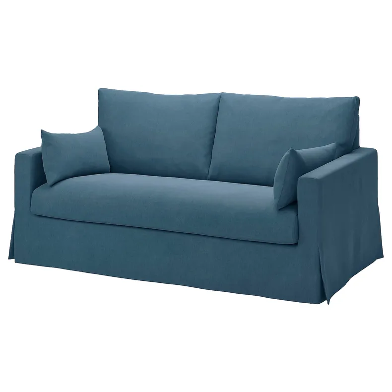 IKEA HYLTARP ХЮЛЬТАРП, чохол для 2-місного дивана, Талміра блакитна 605.662.98 фото №1