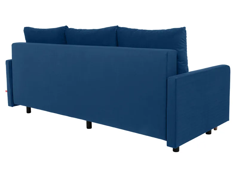 BRW тримісний диван Sigma розкладний з велюровим ящиком темно-синій, Маніла 26 ВМС SO3-SIGMA-LX_3DL-G2_B852C0 фото №4